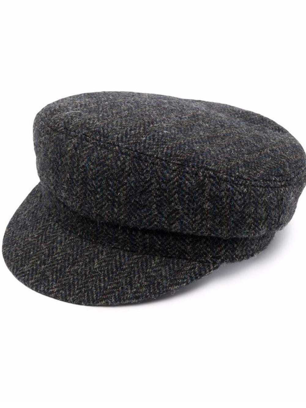Isabel Marant Evie Baker Charcoal Herringbone Cap 🦋